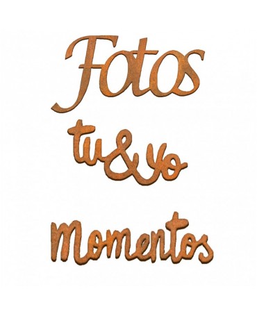 Madera Palabra SET MOMENTOS...