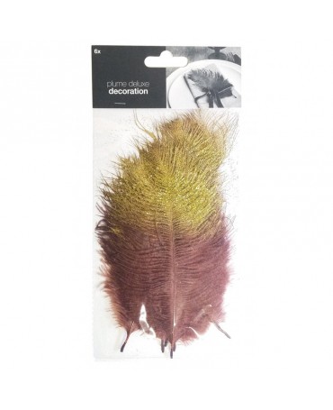 PLUME DELUXE feathers 6 pcs
