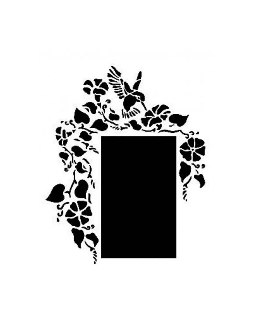 Stencils Cadence 21x30 VENTANA COLIBRÍ