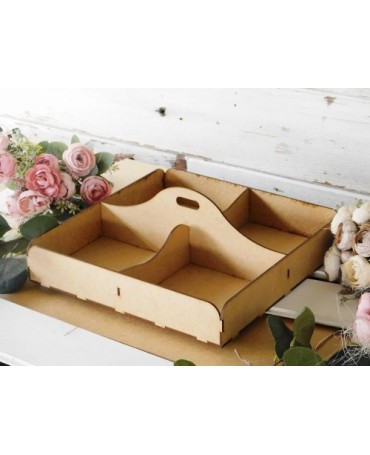 Madera Bandeja Organizadora