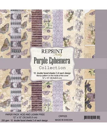 COLECCIÓN 30x30 REPRINT Purple Ephemera