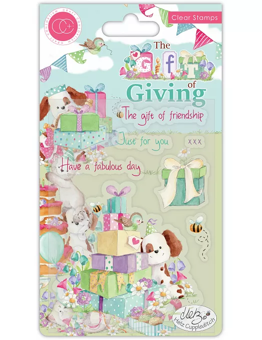 Sello Silicona CRAFT CONSORTIUM The Gift of Giving Clear Stamps The Gift