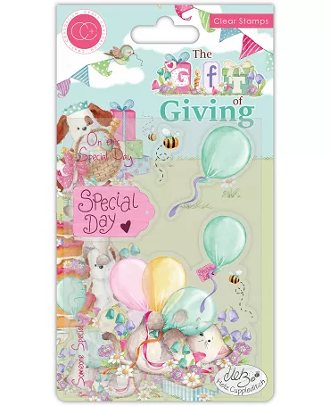 Sello Silicona CRAFT CONSORTIUM The Gift of Giving Clear Stamps Special Day
