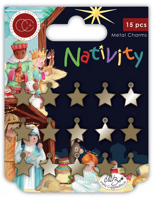CHARMS Nativity Metal Stars