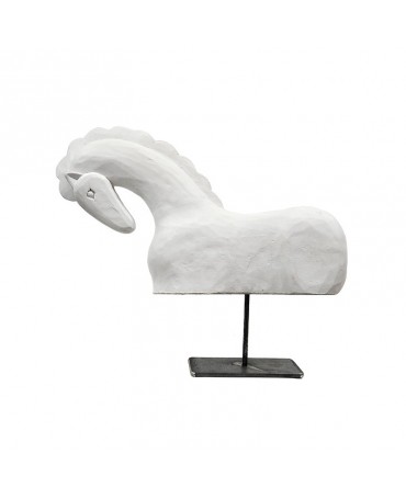 Resina Caballo Troya con peana
