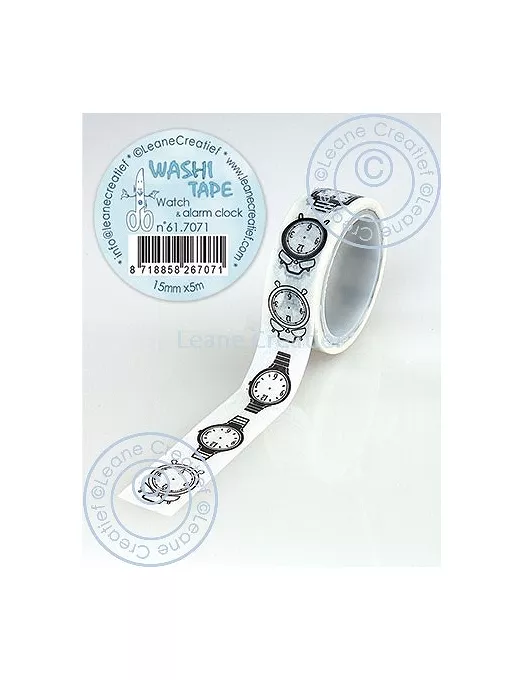 Washi tape RELOJ Y DESPERTADOR