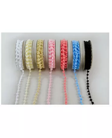 CORDON DE CADENETA CON BORLA DE 10 MM BEIG