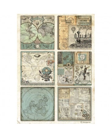 Papel arroz Stamperia A4...