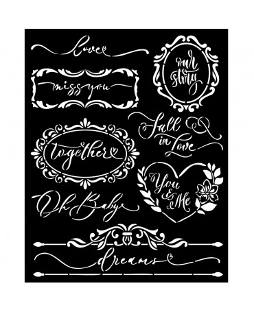 STENCIL STAMPERIA 20x25...