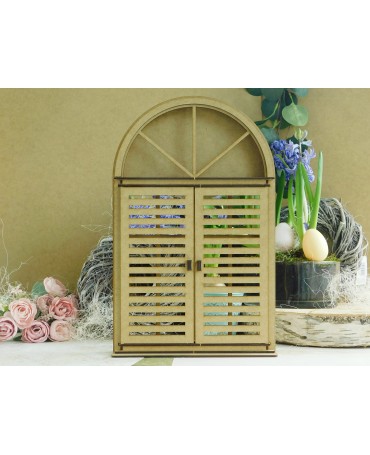 Madera VENTANA ARQUEADA
