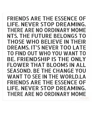 Stencil CADENCE 25X25 cm TEXTO MAQUINA