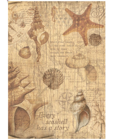 Papel arroz Stamperia A4...