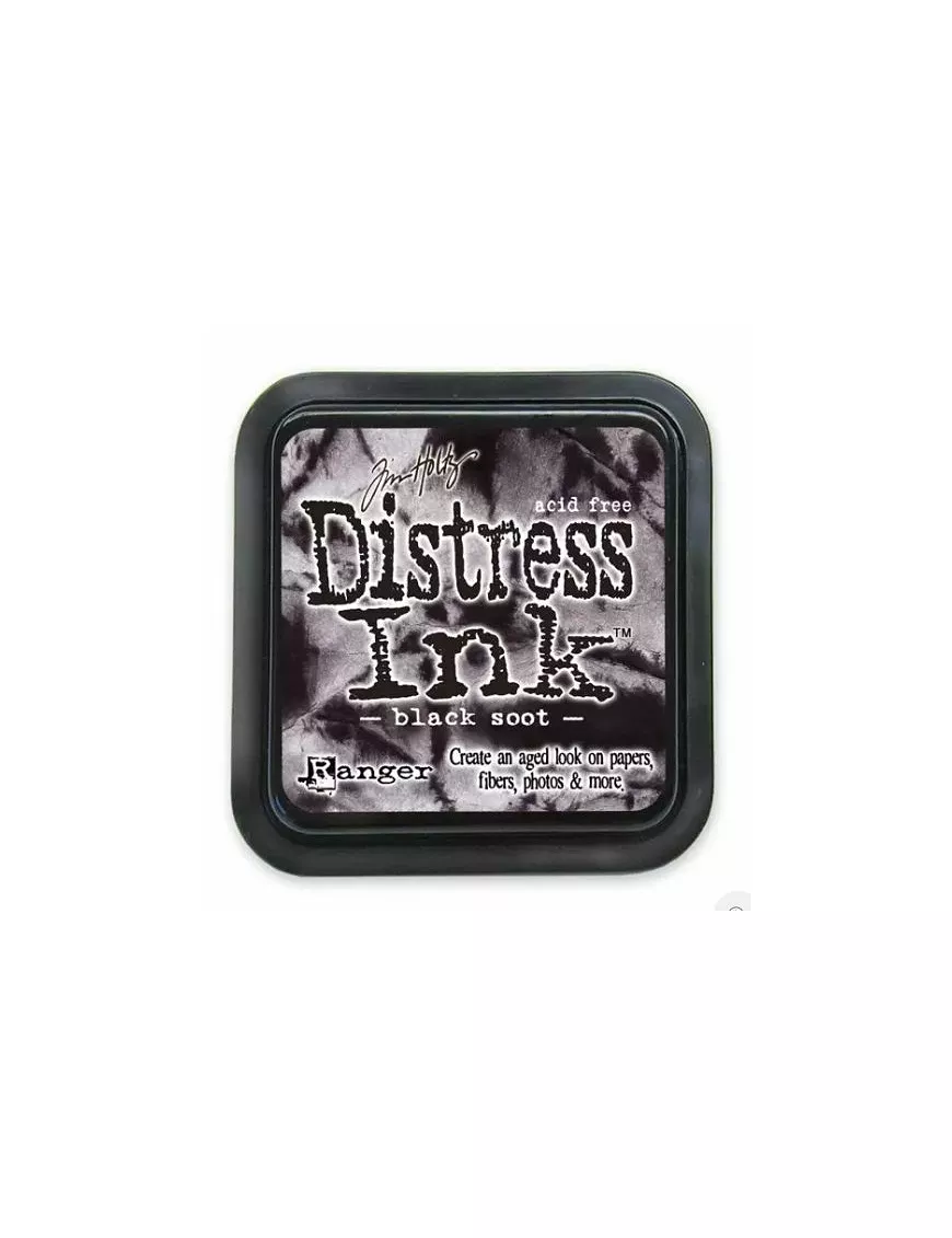 TINTA DISTRESS INK PAD BLACK SOOT