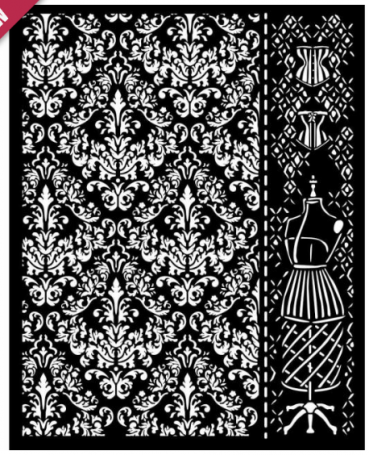 STENCIL STAMPERIA 20x25cm...