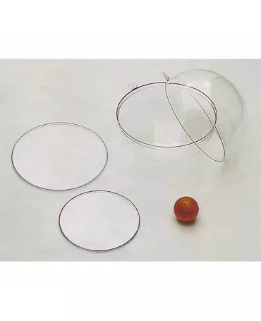 Separador Bola plástico transparente 12cm