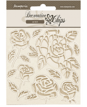 CHIPS Stamperia Shabby Rose...