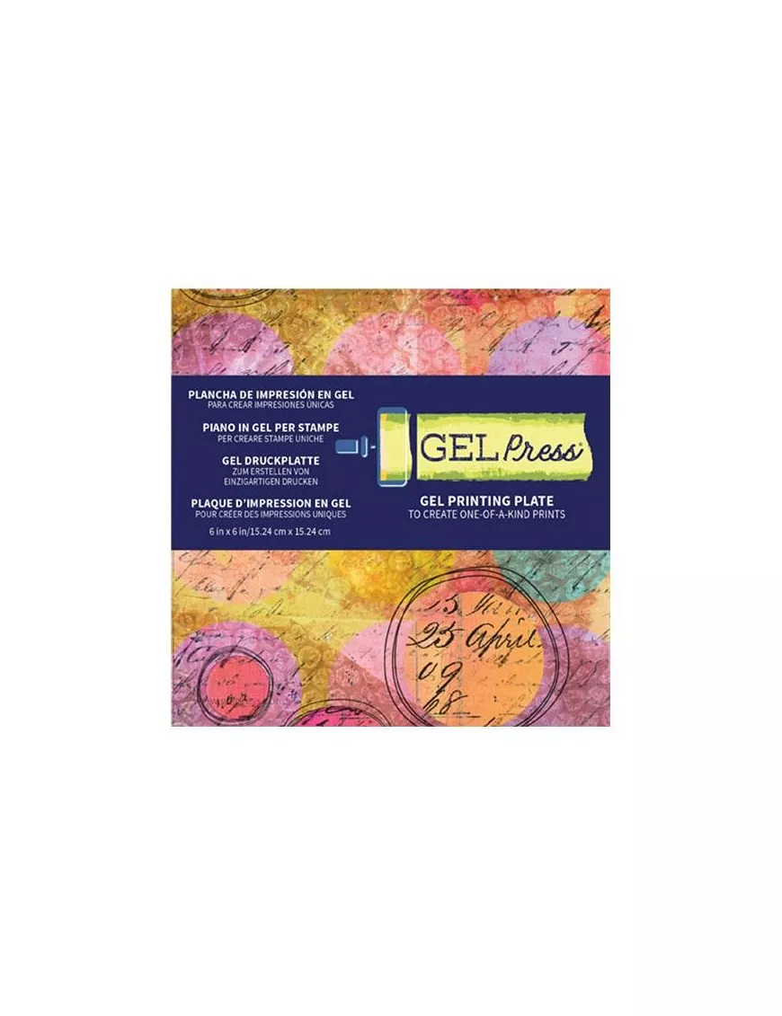 GEL PRESS  PLATE 15.24X15.24cm