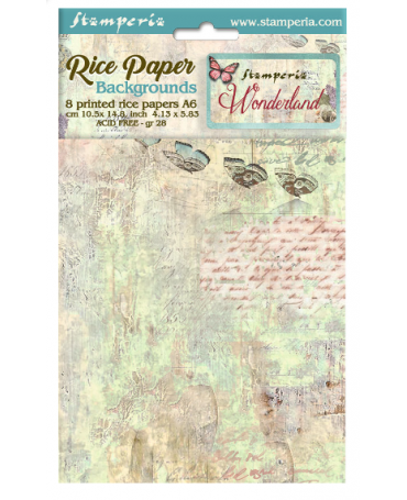 Papel arroz Stamperia A6...