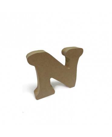Madera Letra DM-N 20x20x4cm
