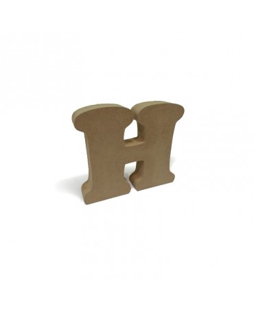 Madera Letra DM-H 20x20x4cm