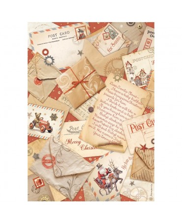 Papel arroz Stamperia A4...