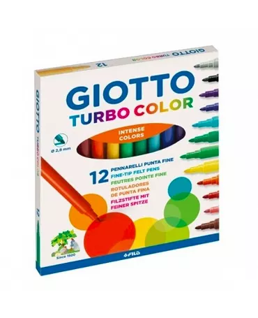 Rotuladores GIOTTO Turbo Color 12ud