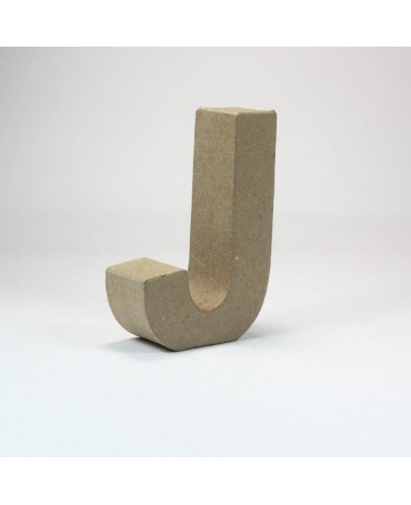 Cartón Letra J 18x14x5cm