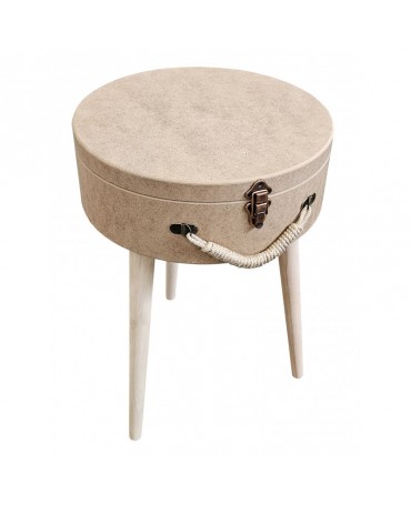 Madera Mesilla baul 3 patas