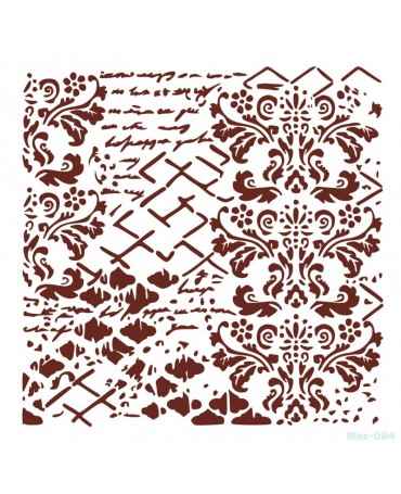 Stencil MISS 25X25cm MNC004