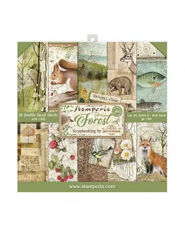 COLECCIÓN 20X20 STAMPERIA FOREST