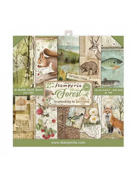 COLECCIÓN 20X20 STAMPERIA FOREST