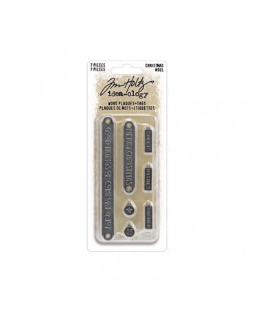 Tim Holtz Word Plaques +...