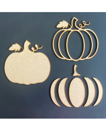 Madera Silueta CALABAZA 3D