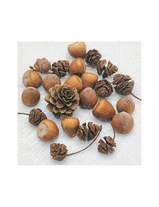 Servilletas NUECES Y PIÑAS