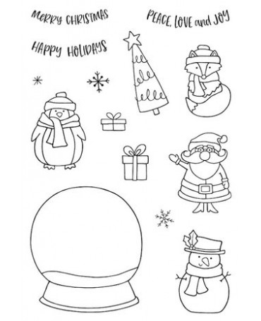 Sello silicona Snow Globe