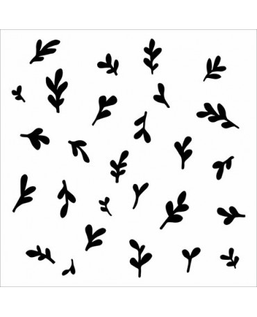 Stencil TCW Barberry Buds...