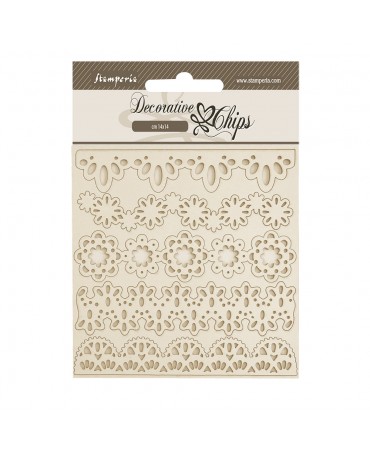 CHIPS Stamperia OLD LACE...