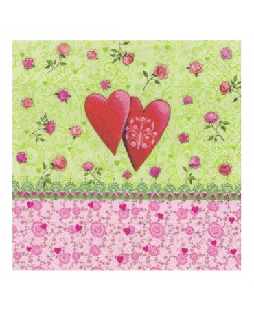 Servilletas Corazones