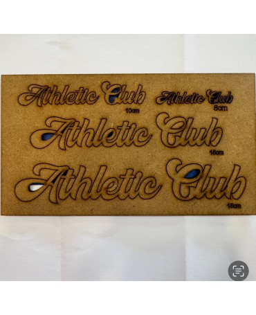 Madera Frase "Athletic...