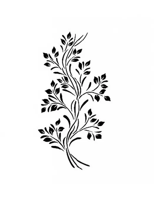 Stencil CADENCE 25X36cm VEGETAL 170