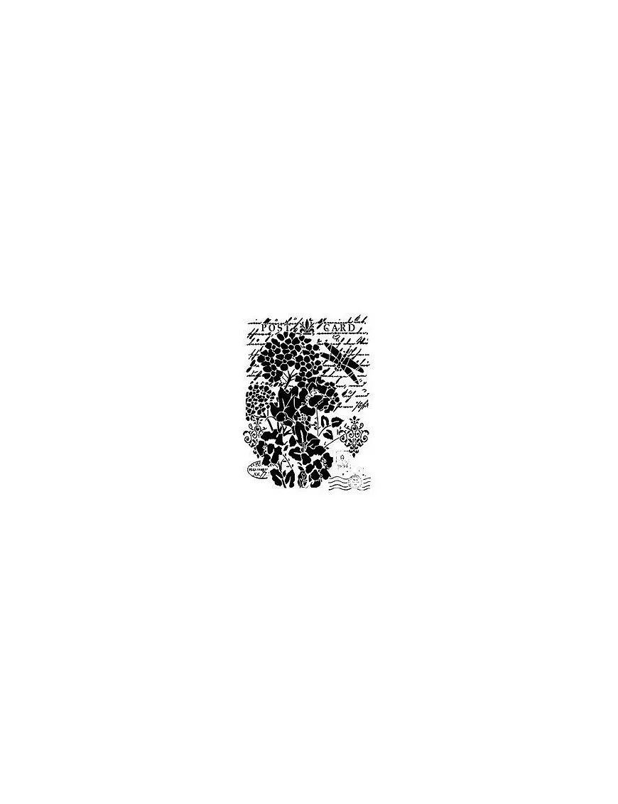 Stencil CADENCE 25X36cm VEGETAL 165
