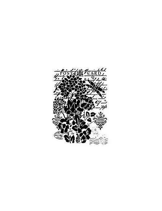 Stencil CADENCE 25X36cm VEGETAL 165