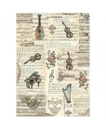 Papel arroz Stamperia A4...
