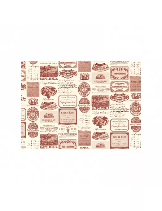 PAPEL ENCUADERNAR ROSSI Etiquetas Vino 70x50cm