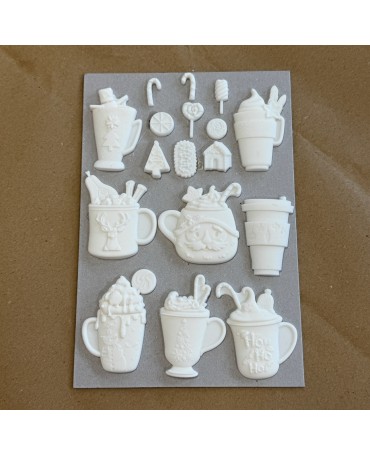 KIT MOLDES tazas Navidad