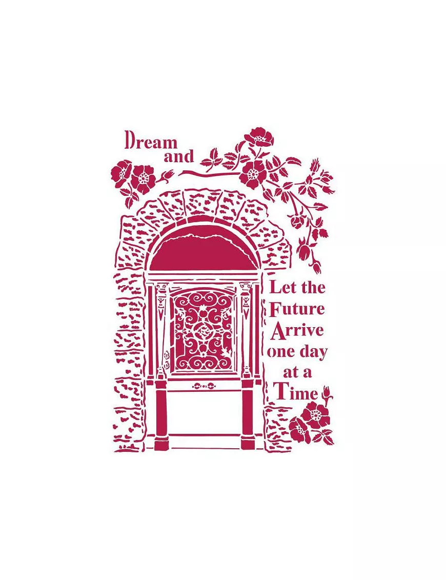 STENCIL Stamperia 21x29,7cm Lady Vagabond Dream