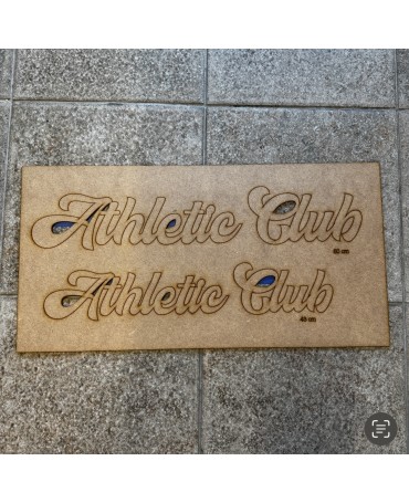 Madera Frase "Athletic...