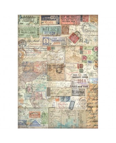 Papel arroz Stamperia A4...