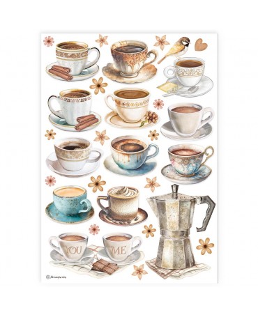 Papel arroz Stamperia A4 CUPS