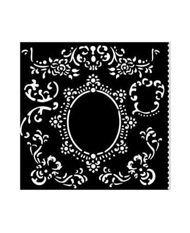 STENCIL Stamperia 18x18cm...
